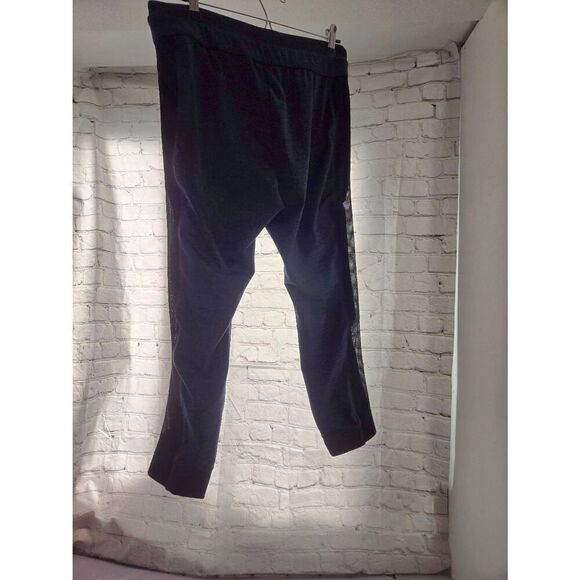 H By Halston Women's Size Medium PETITE Blue/Black Chambray Capris Leggings - Picture 4 of 7